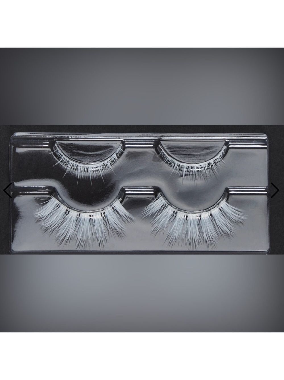 Dolls Kill Faux White Eyelashes Normal Dramatic Length NIB